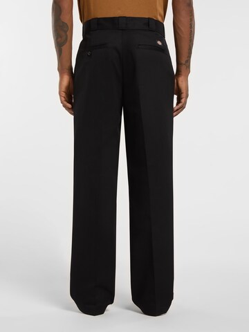 DICKIES Loosefit Παντελόνι με τσάκιση σε μαύρο