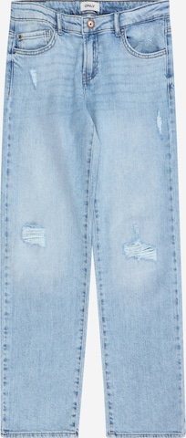 KIDS ONLY Wide leg Jeans 'MEGAN' in Blauw: voorkant