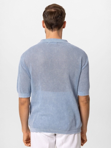 Antioch T-shirt 'Manila' i blå