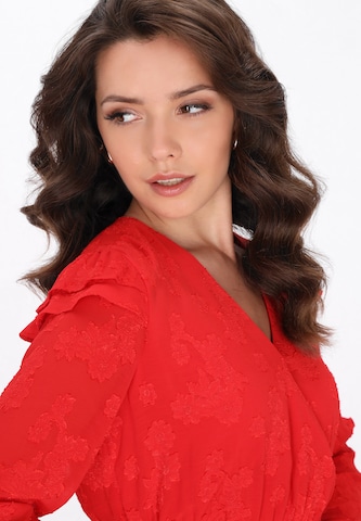 faina Blouse in Rood