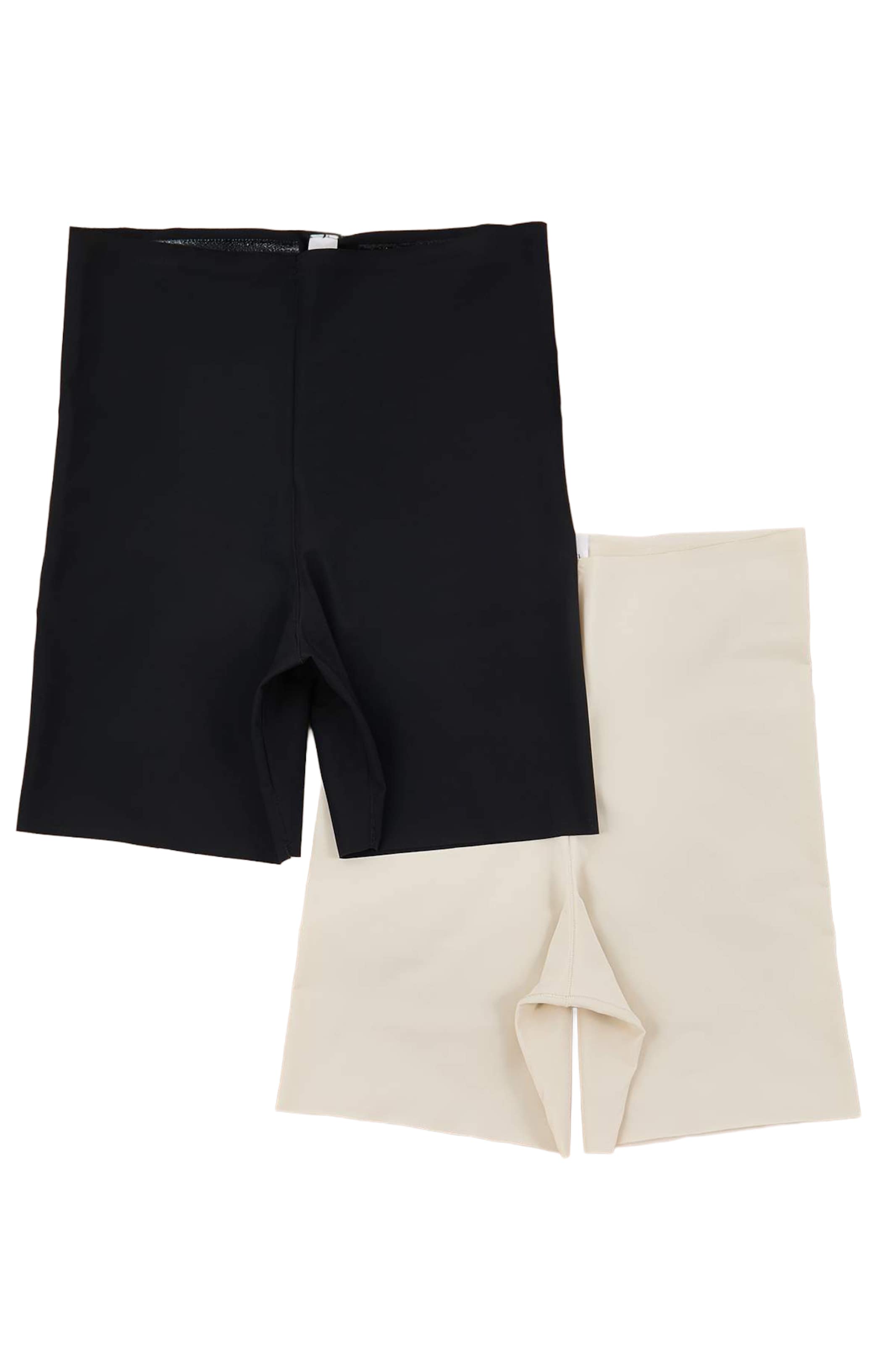 Trendyol Curve - Pantalón moldeador en beige: frente