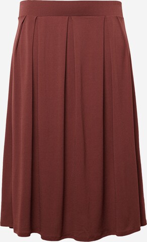 Jupe 'Arianna' ABOUT YOU Curvy en marron : devant