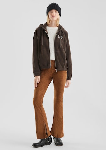 QS Sweatvest in Bruin