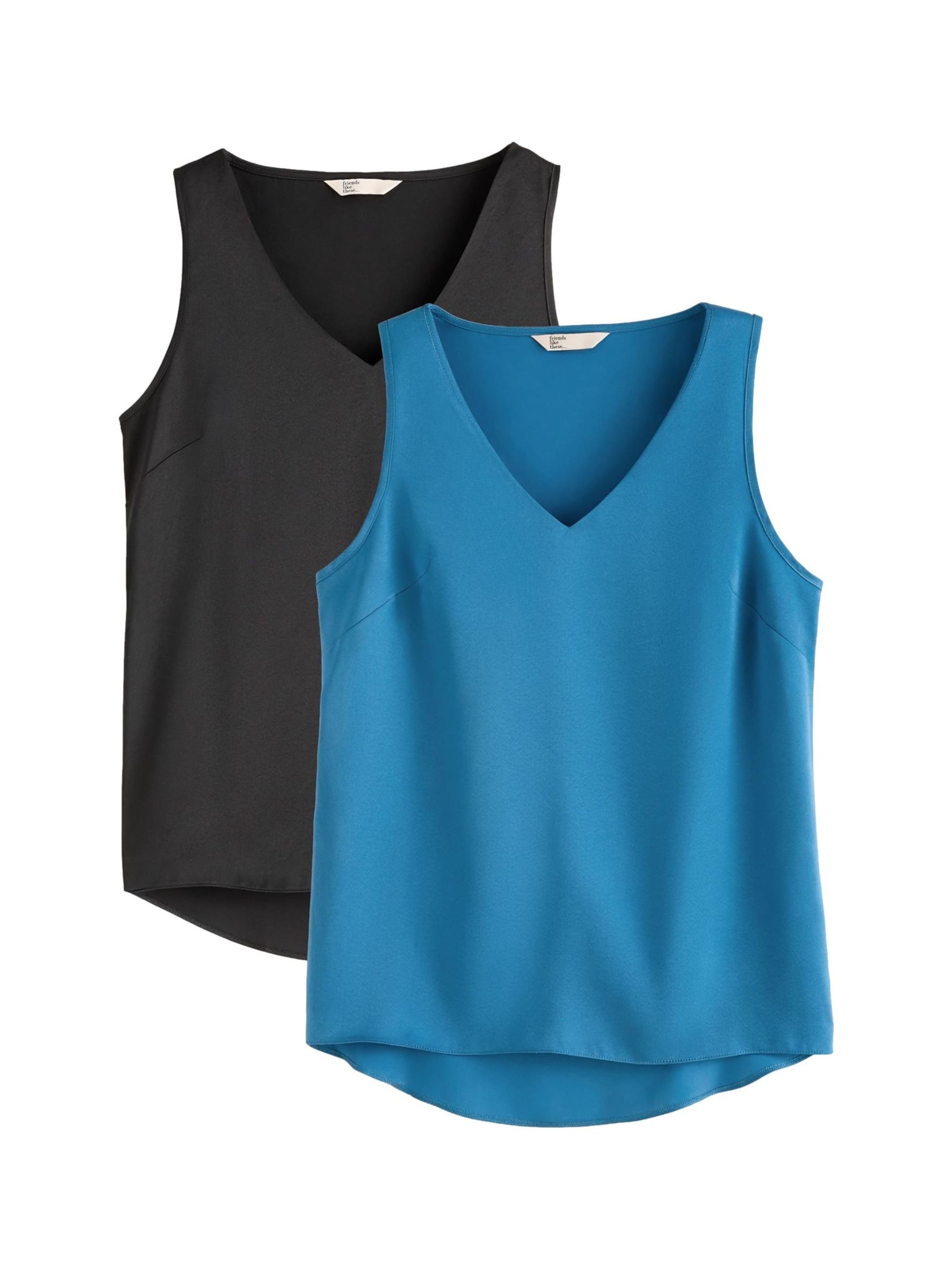 Friends Like These Top in Blauw: voorkant