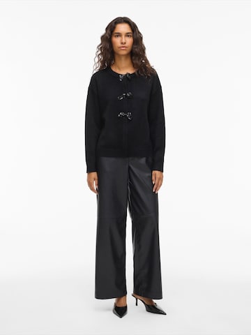 VILA Knit Cardigan 'VIBRIANNA' in Black