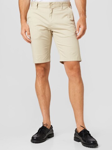 s.Oliver Slim fit Chino Pants in Beige: front