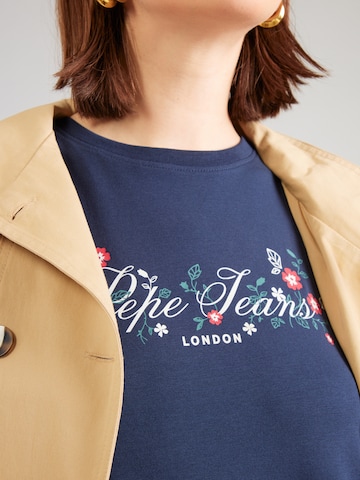 Pepe Jeans Tričko – modrá