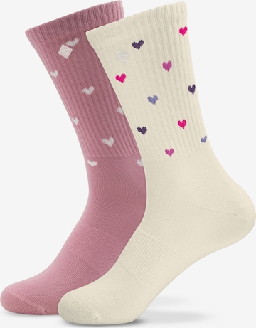 Chaussettes J.Clay en beige : devant