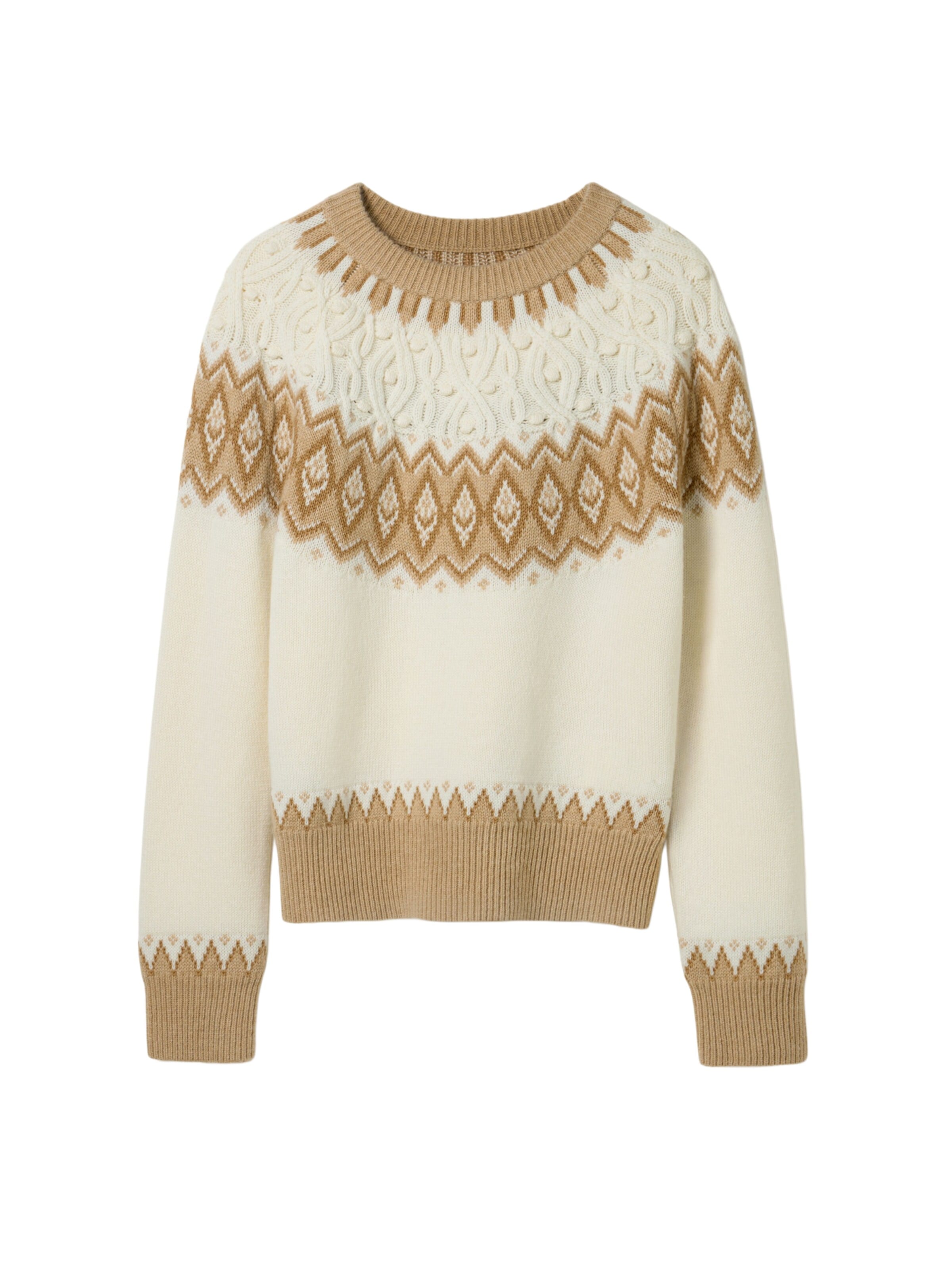 Lilysilk Pullover in Beige: Vorderseite