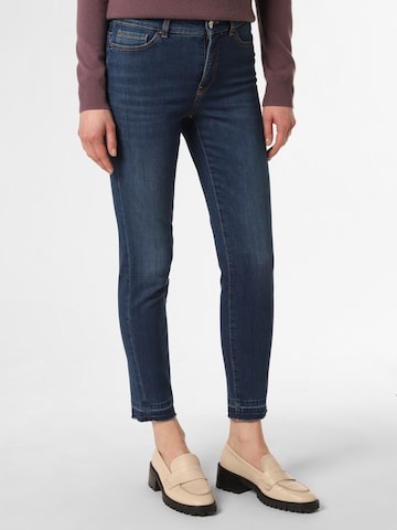 Marc Cain Skinny Jeans in Blue: front