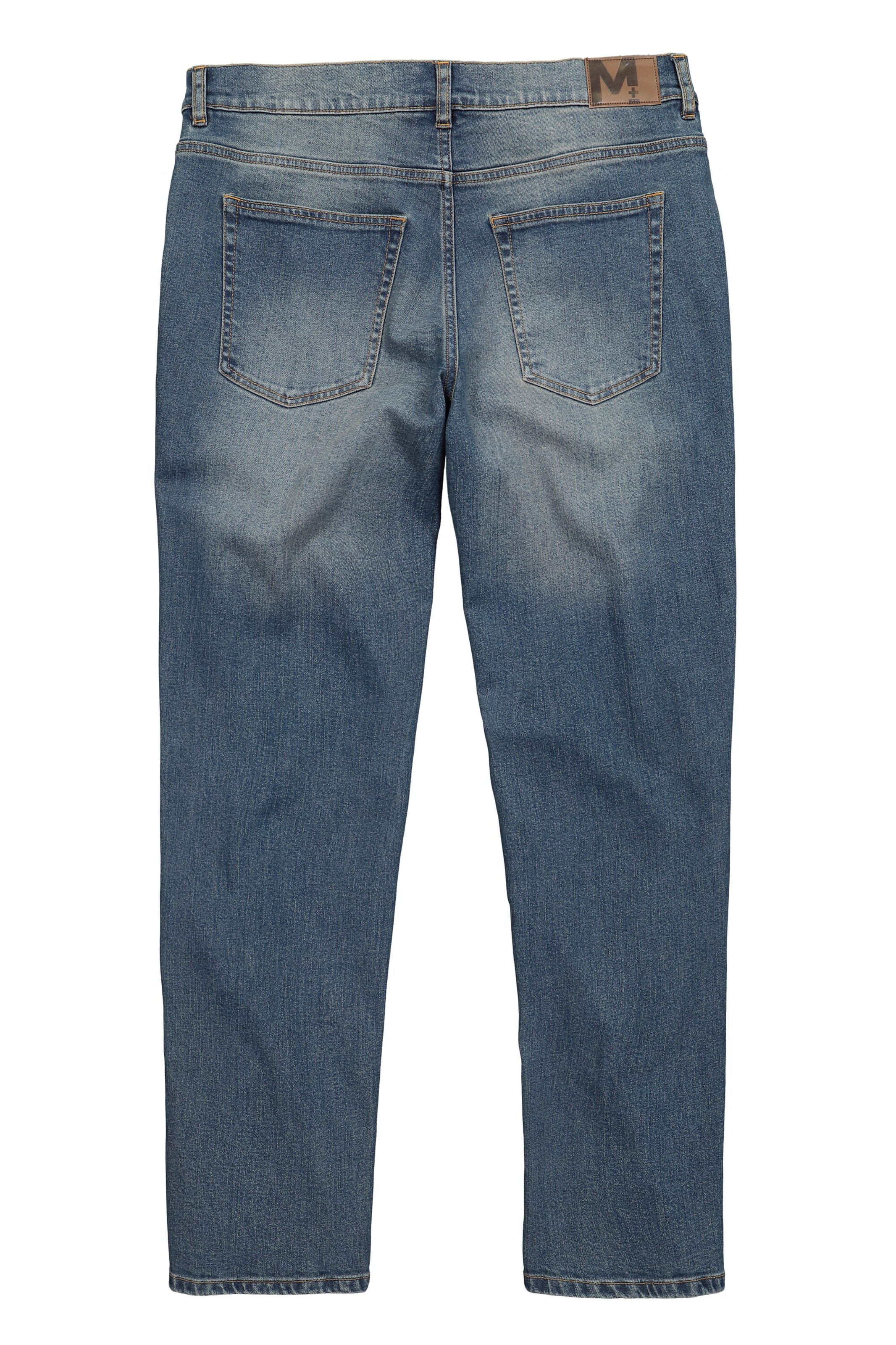 Men Plus Regular Jeans in Blauw