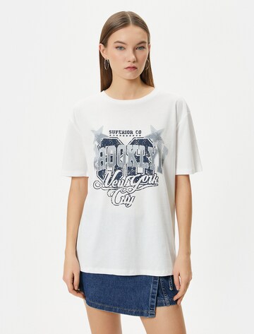Koton Shirt in Wit: voorkant