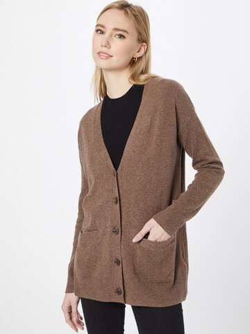 Cardigan 'CASH' GAP en marron : devant