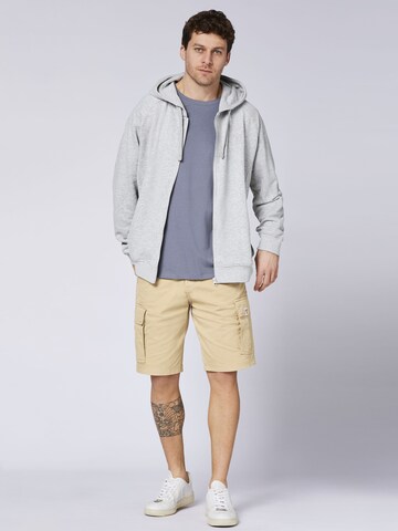 CHIEMSEE Zip-Up Hoodie in Grey