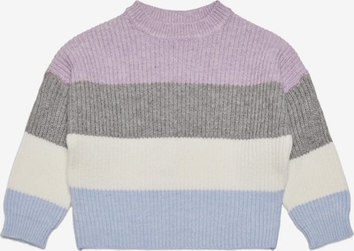 KIDS MINI GIRL Sweter 'Sandy' w kolorze jasnoniebieski / szary / liliowy / białym, Podgląd produktu