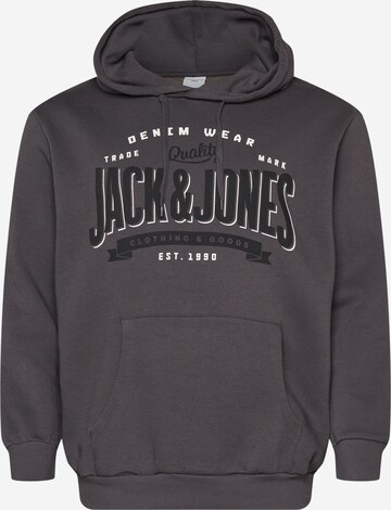 Jack & Jones Plus - Sudadera en gris: frente