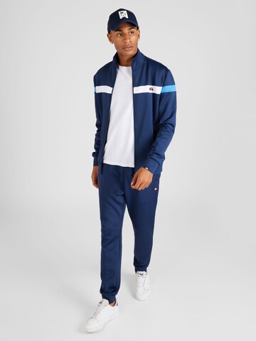 ELLESSE Zip-Up Hoodie in Blue