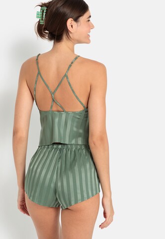 Pyjama LSCN by LASCANA en vert