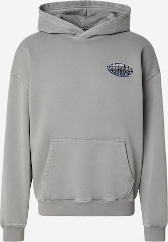 HOLLISTERSweater majica 'Malone' - siva boja: prednji dio
