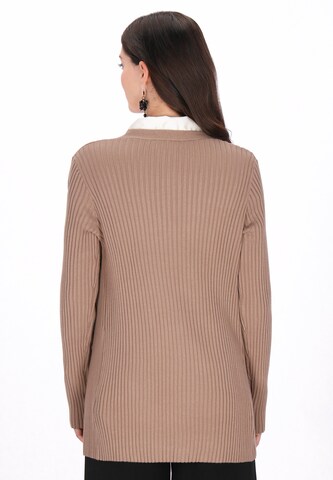 usha BLACK LABEL Gebreid vest in Lila