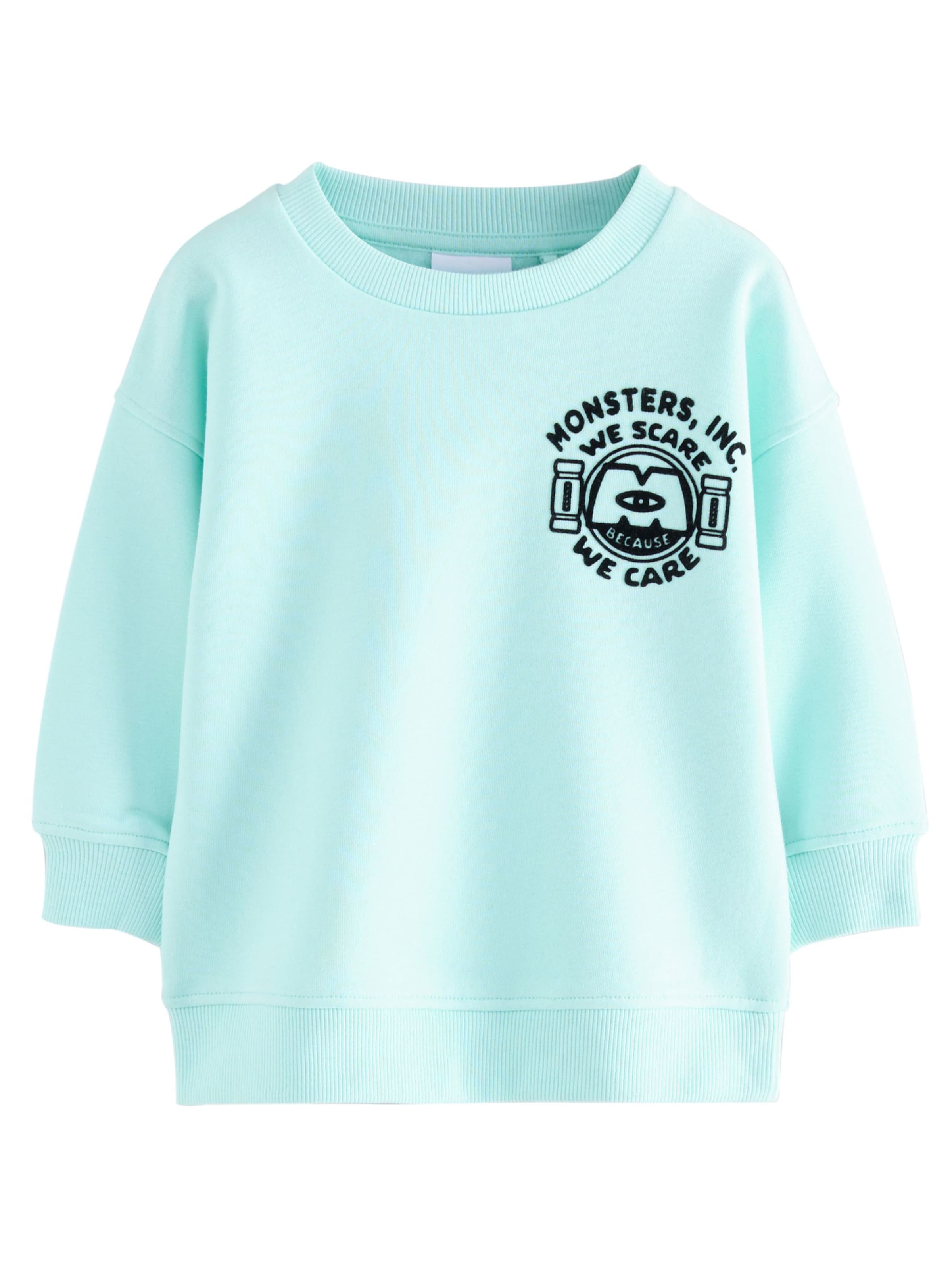 Next - Sudadera 'Monsters Inc Crew' en azul: frente
