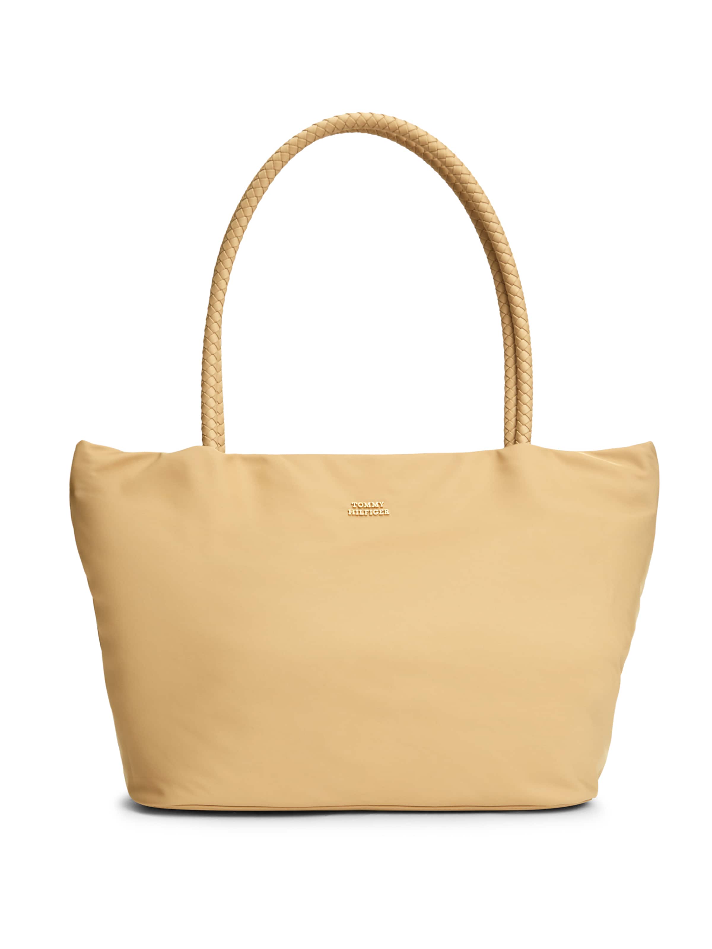 TOMMY HILFIGER Nákupní taška 'MARINA' – zelená: přední strana