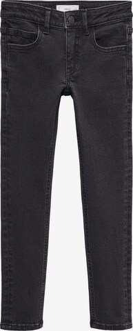 MANGO KIDS Skinny Jeans in Black: front