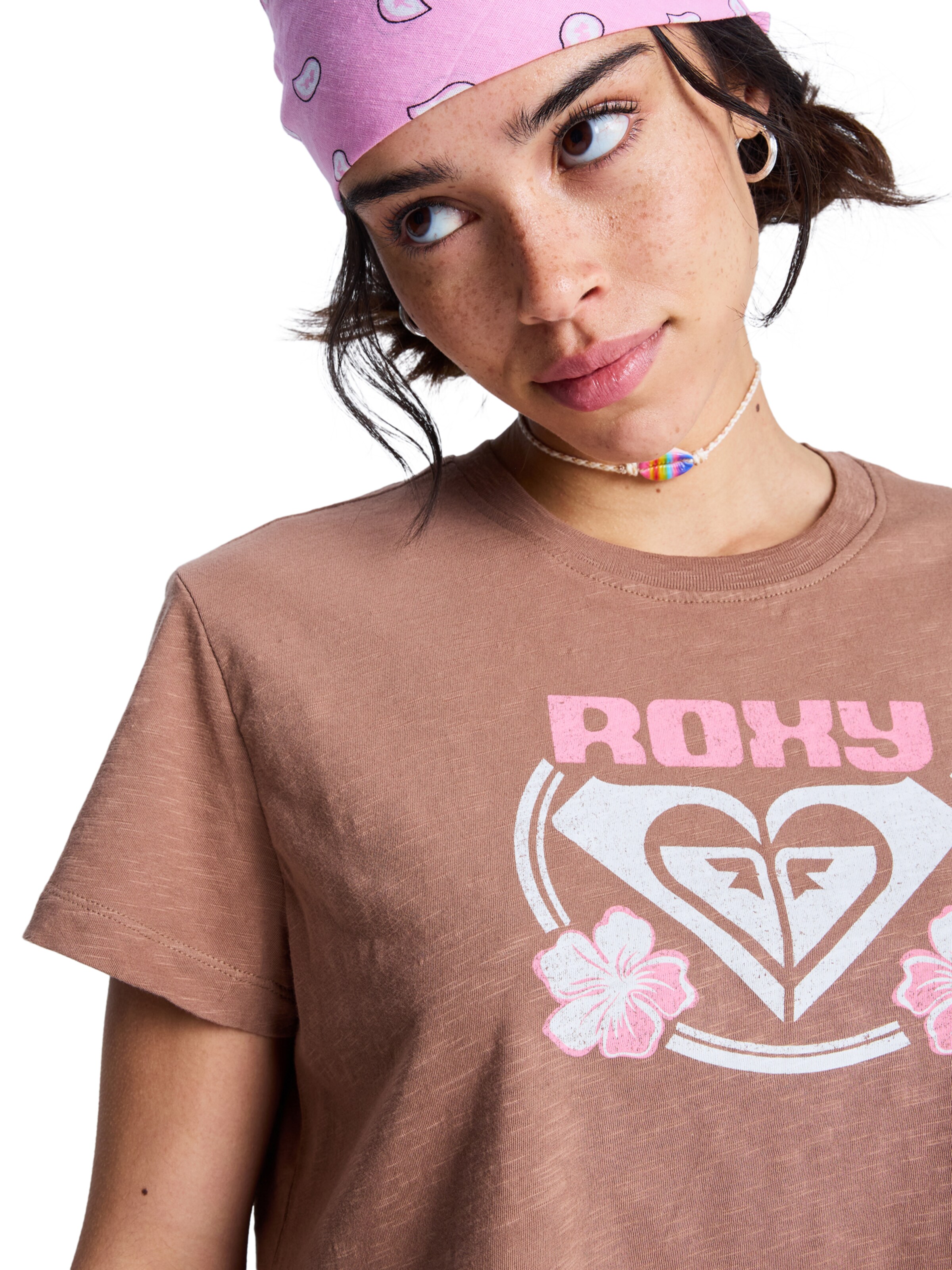 Tricou 'Endless Weekends' de la ROXY pe maro