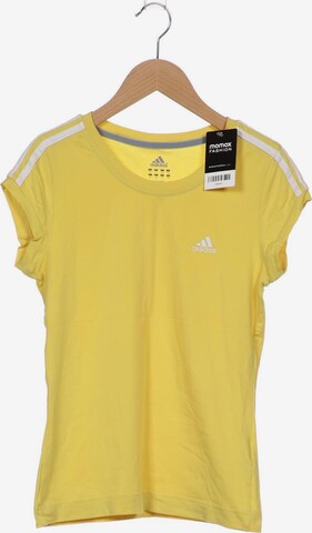 ADIDAS PERFORMANCE T-Shirt S in Gelb: predná strana