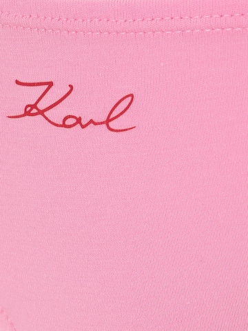 Tanga de la Karl Lagerfeld pe roz