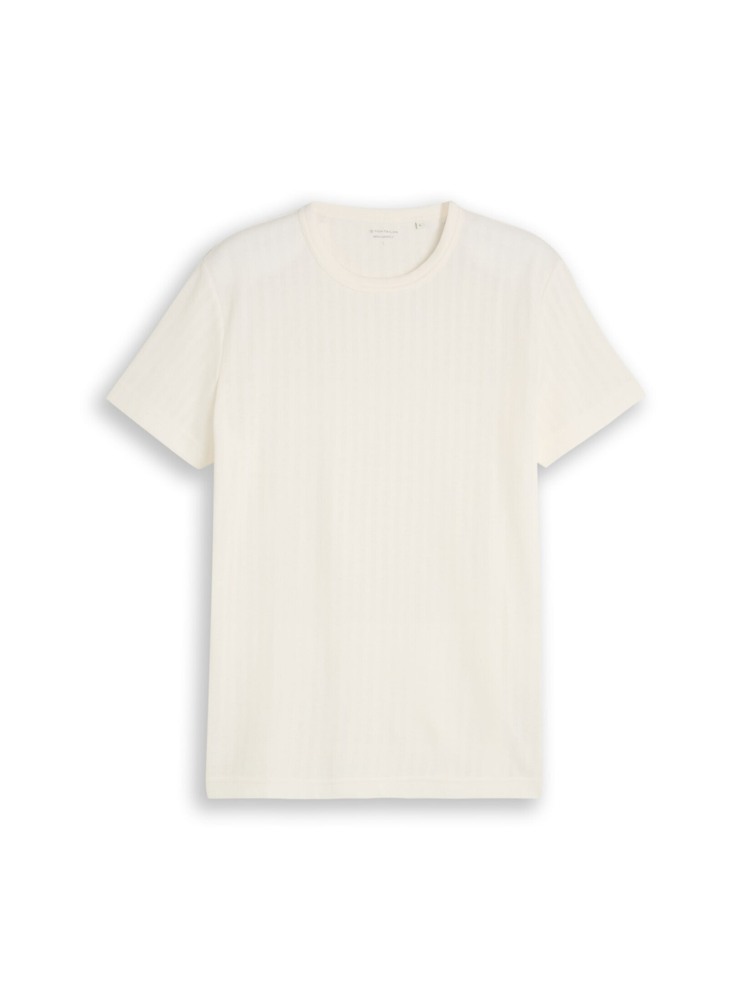 TOM TAILOR - Camiseta en blanco: frente