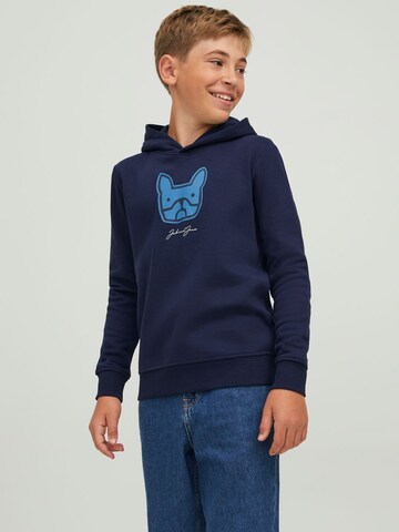 Jack & Jones Junior Mikina 'Comrade' – modrá: přední strana