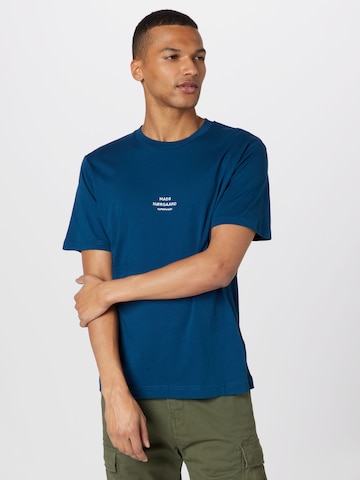 MADS NORGAARD COPENHAGEN Shirt in Blauw: voorkant