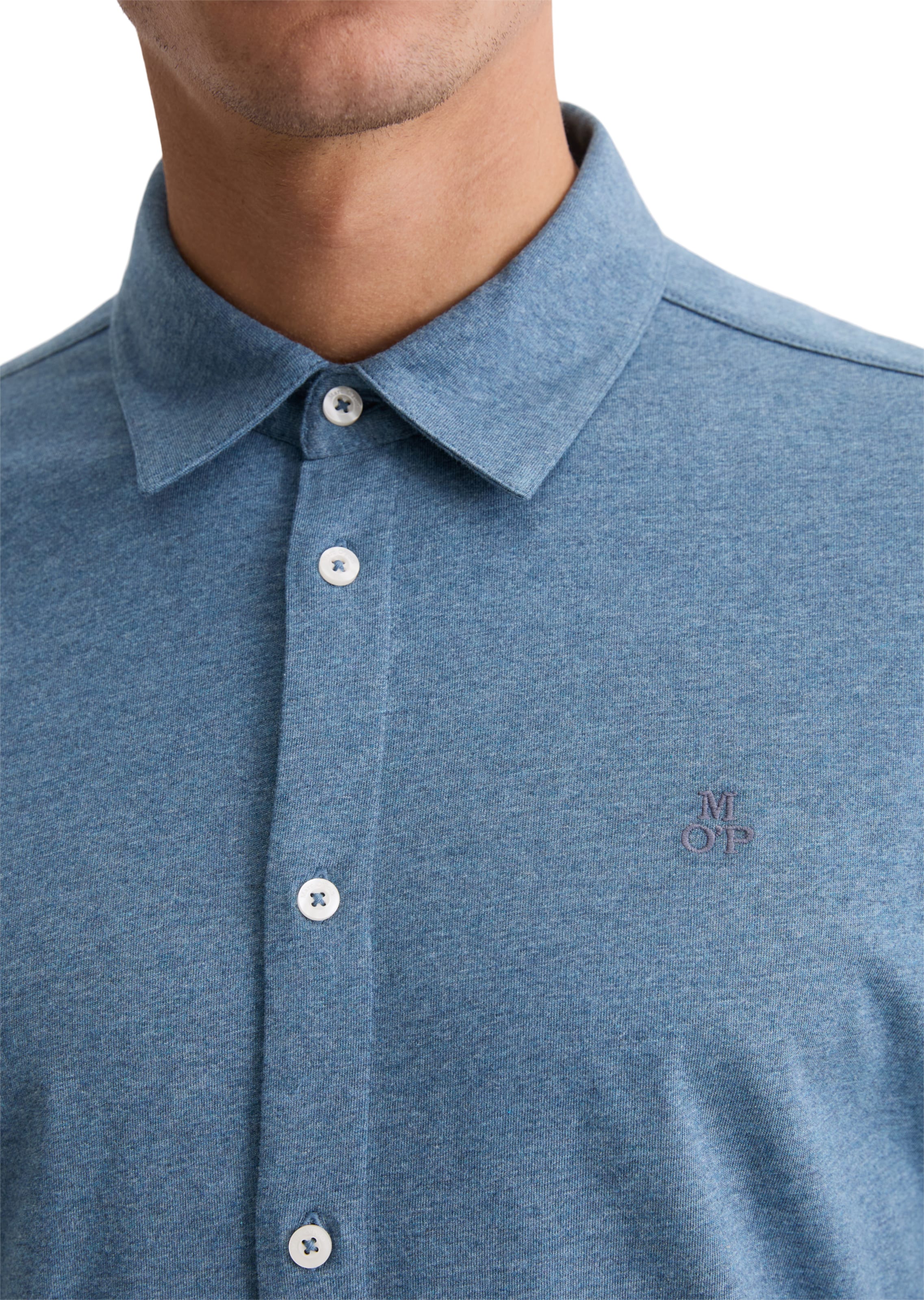 Marc O'Polo Regular fit Button Up Shirt in Blue