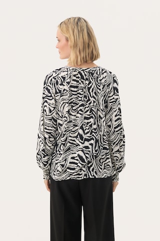Part Two Bluse 'Tennie' in Schwarz