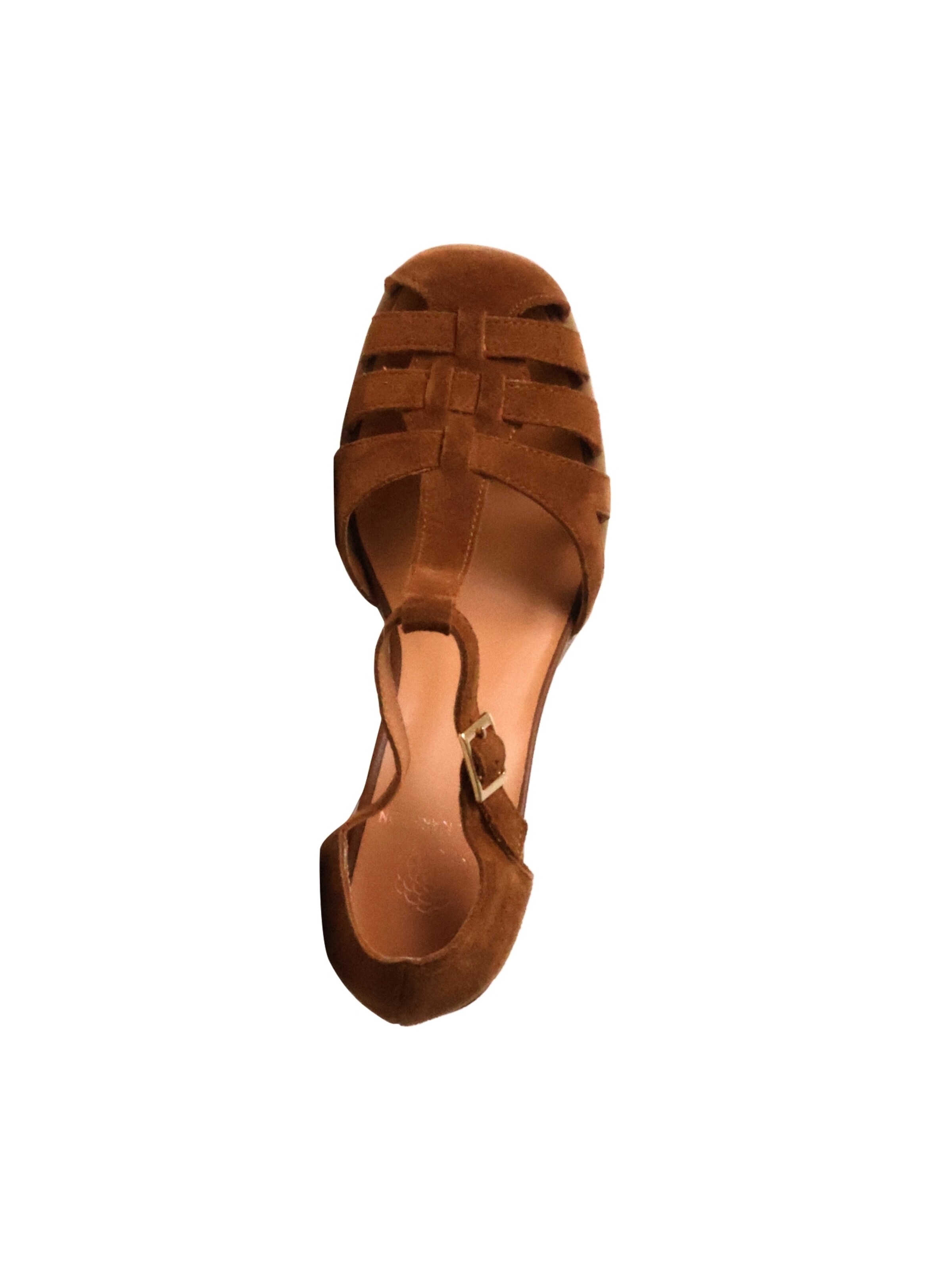 Sandales 'Brigitte Leder Absatzsandalen' Emilie Karston en marron