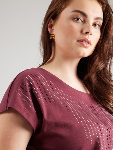 ONLY Carmakoma Shirt 'CARLULA' in Red