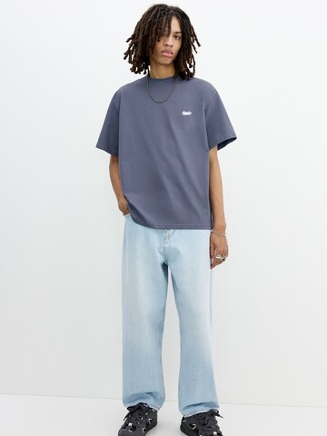 Pull&Bear Shirt 'STWD' in Blue