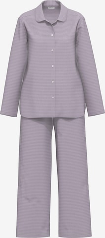Seidensticker schwarze Rose Pyjama in Lila: Vorderseite