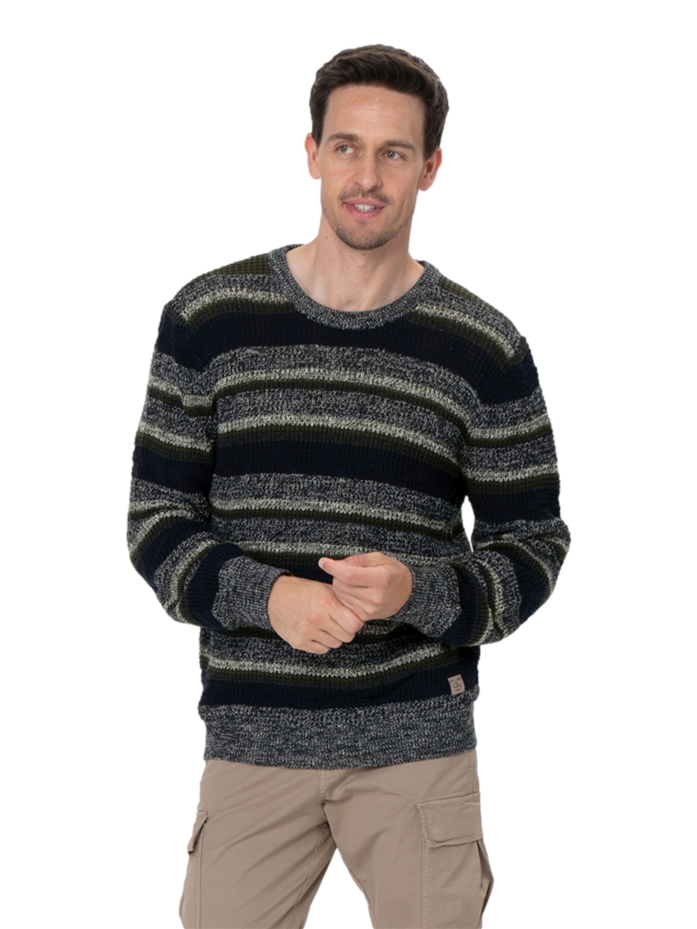 Key Largo Pullover 'Basel' i blå: forside