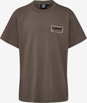 Hummel Shirt 'Dare' in Grijs: voorkant