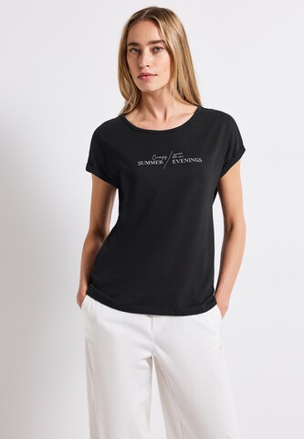 STREET ONE Shirt in Black: front