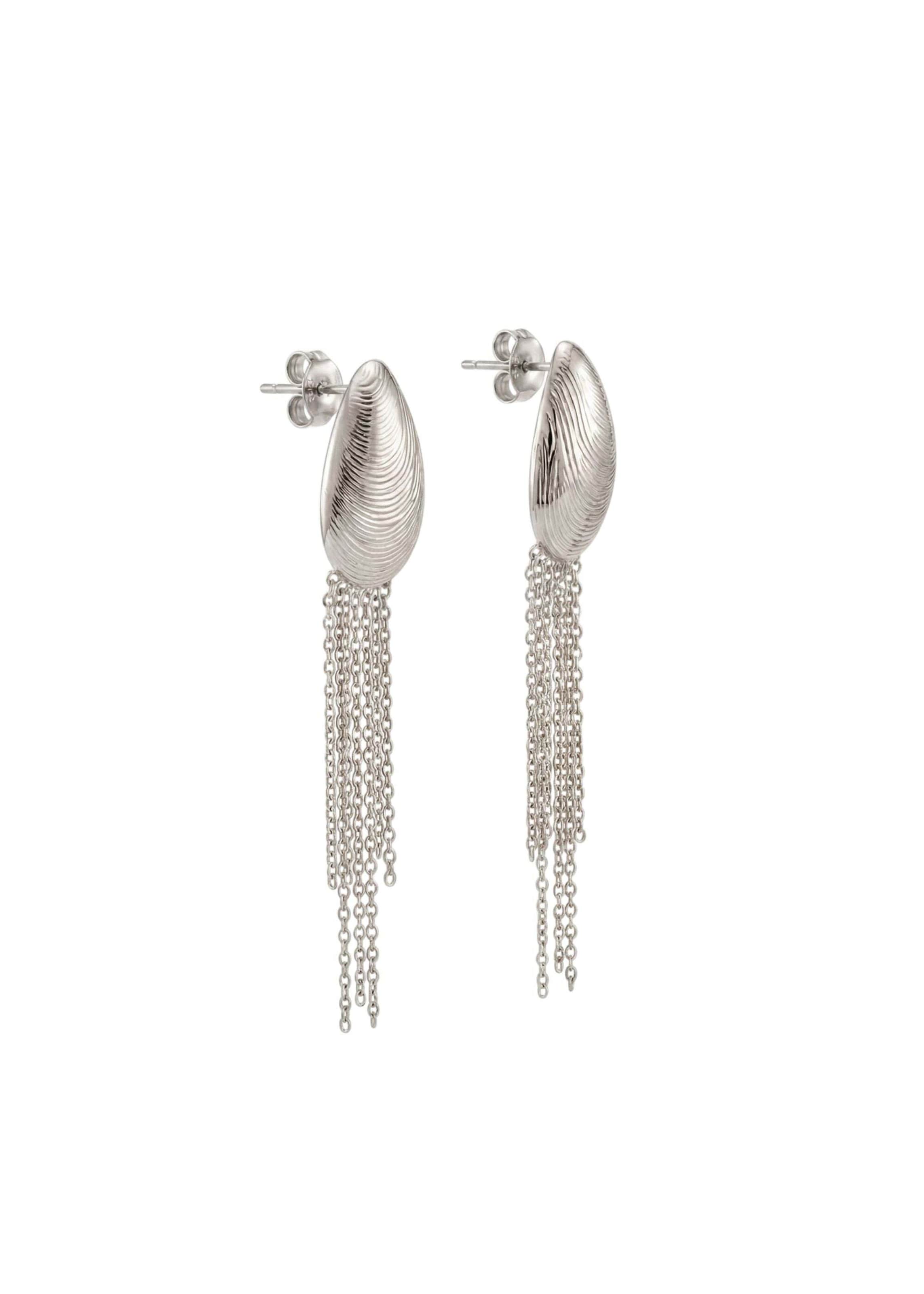 PURELEI - Pendientes en plata: frente
