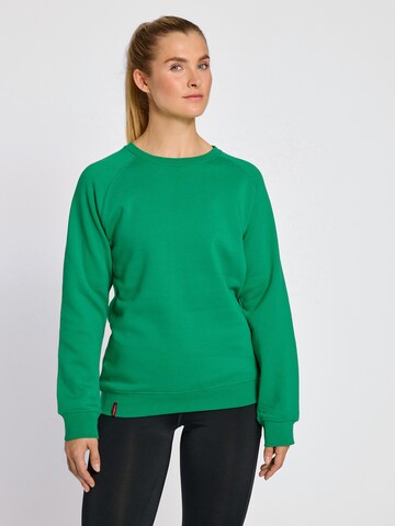 Hummel Sweatshirt in Green: front