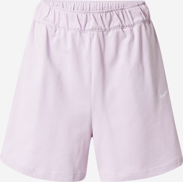 Nike Sportswear Broek in Lila: voorkant