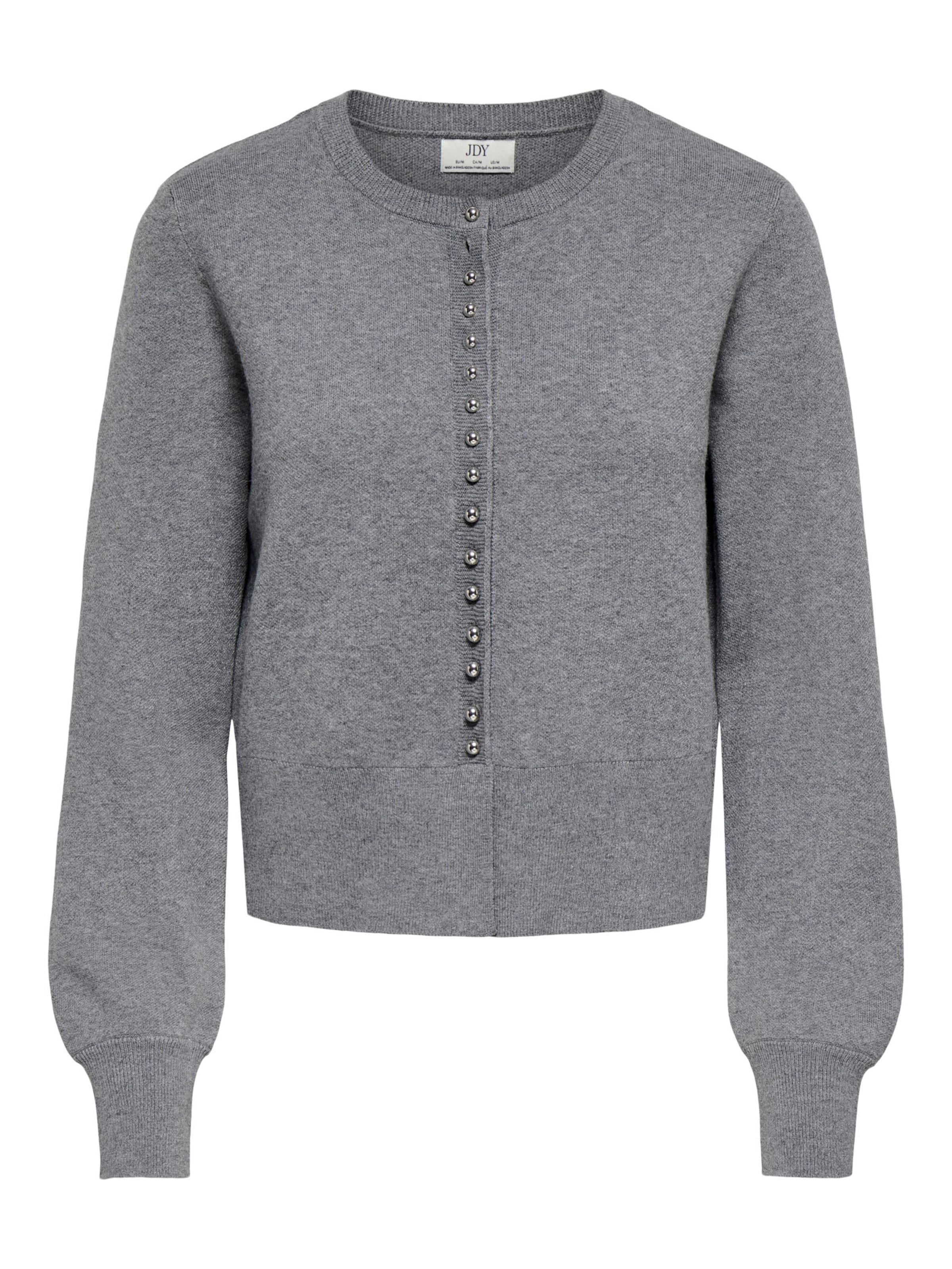 JDY Strickjacke 'JDYPrime' in graumeliert, Produktansicht