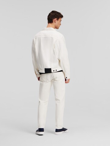 Karl Lagerfeld Φθινοπωρινό και ανοιξιάτικο μπουφάν σε λευκό
