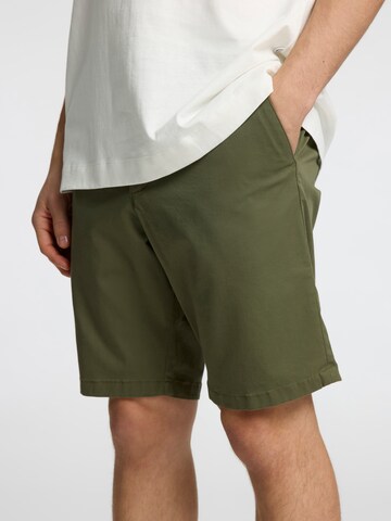 SELECTED Slim fit Trousers 'SLHMiles' in Green