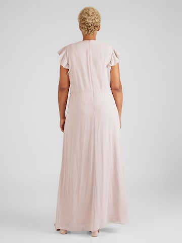 Robe de soirée TFNC Plus en rose