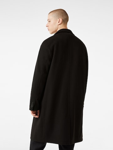 Bershka Between-Seasons Coat in Black